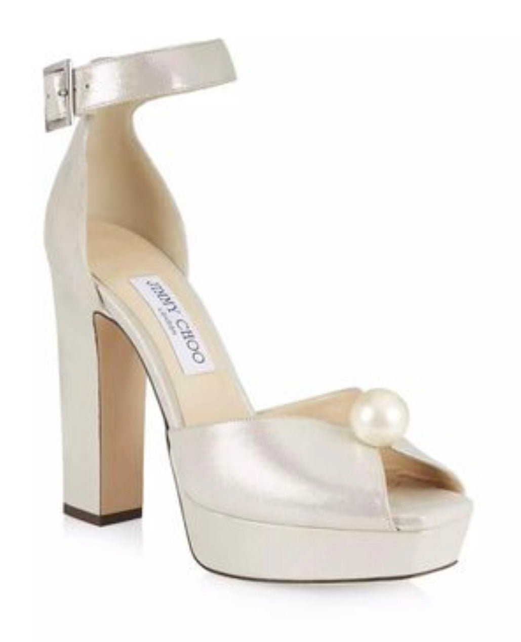 Jimmy Choo Socorie 120MM Shimmer Suede Platform Sandals - 39