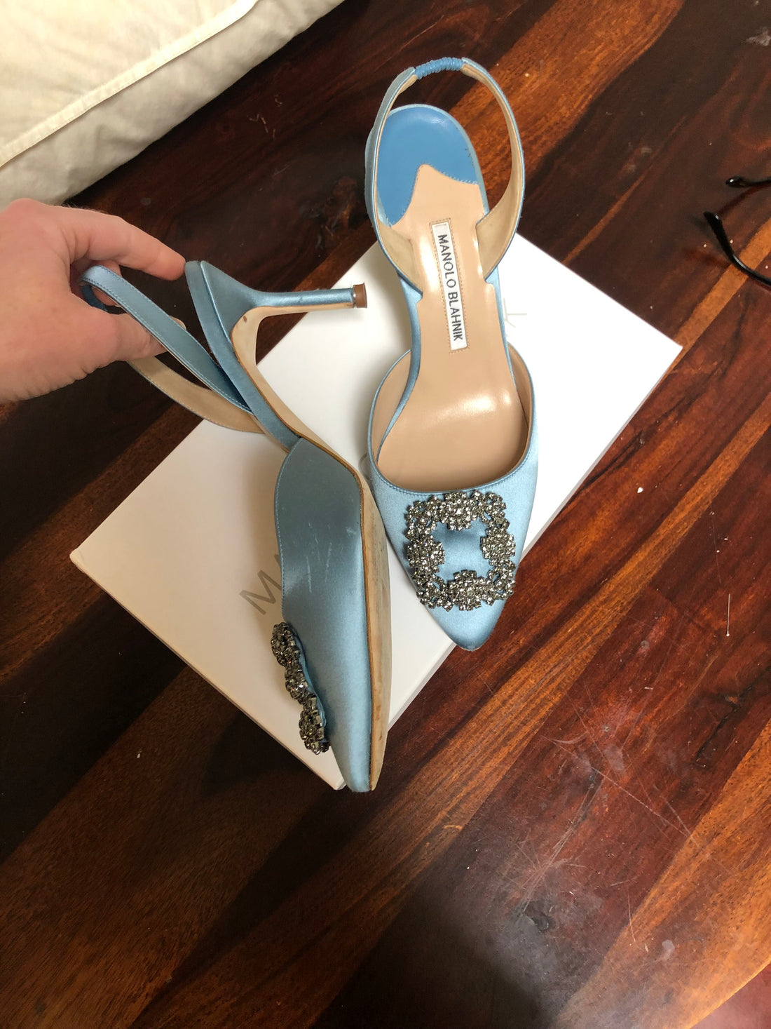 Manolo Blahnik Hangisl - IT 39.5/ US 9.5