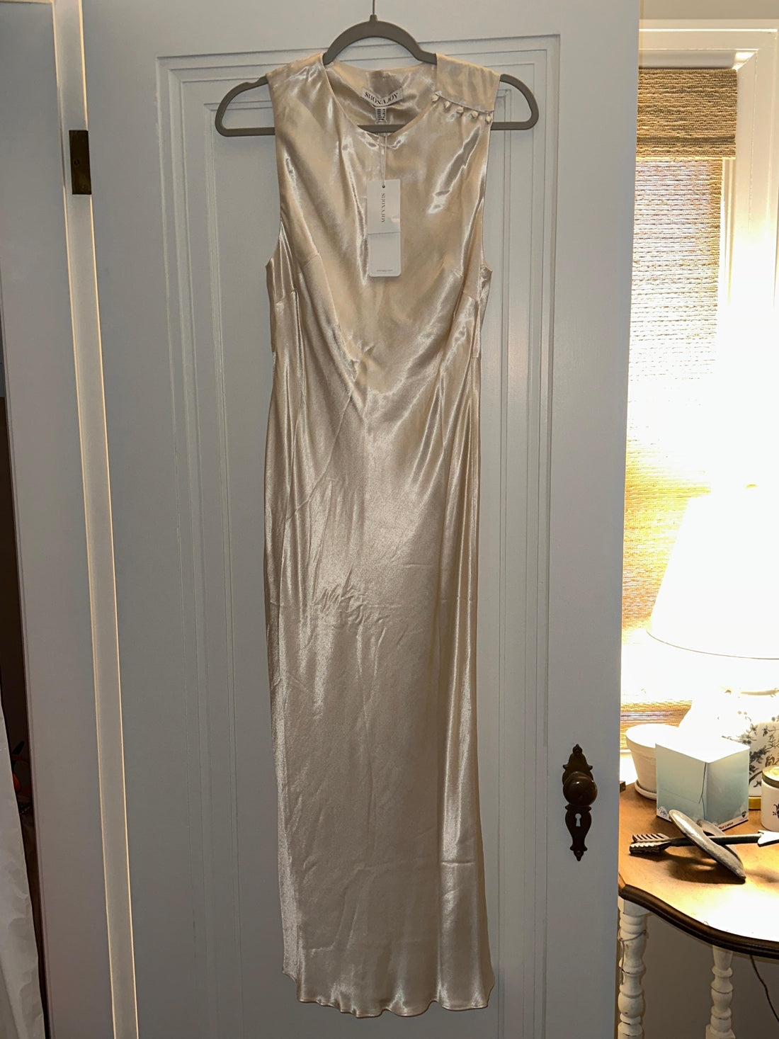Shona Joy La Lune Bias Sleeveless Midi Dress - 6