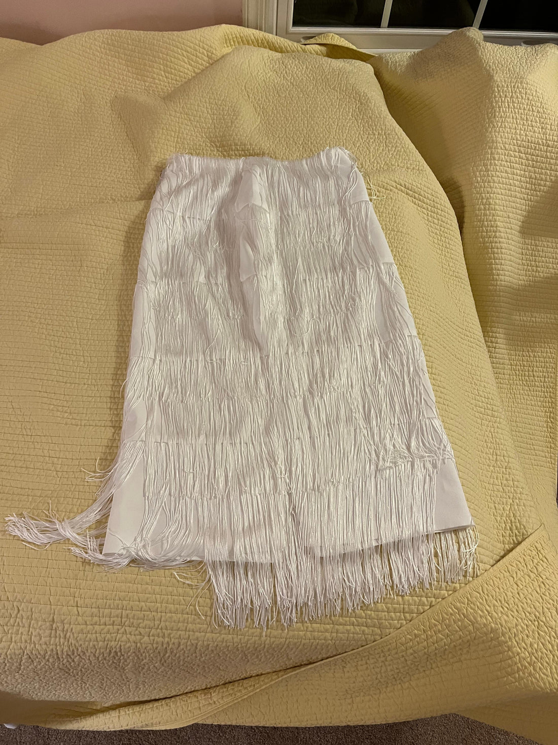 Gatsby White Fringe Skirt - ShopperBoard