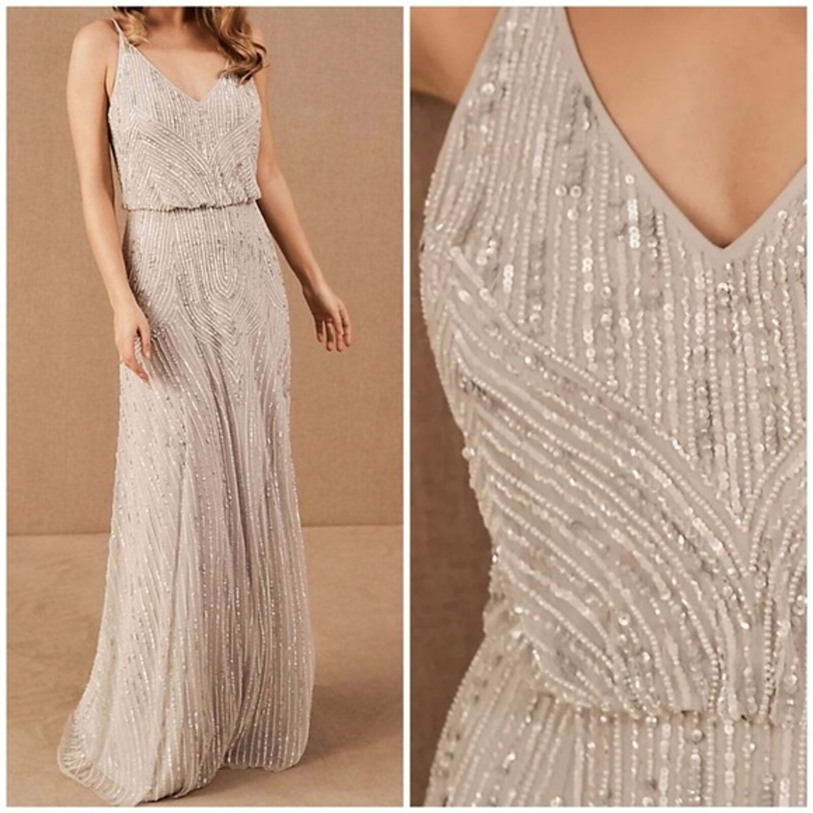 Bhldn beaded clearance dress