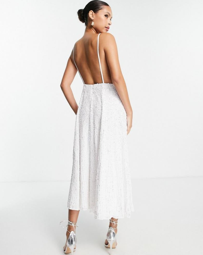 ASOS Edition Embellished Cami Midi Dress - 6 – Mariée