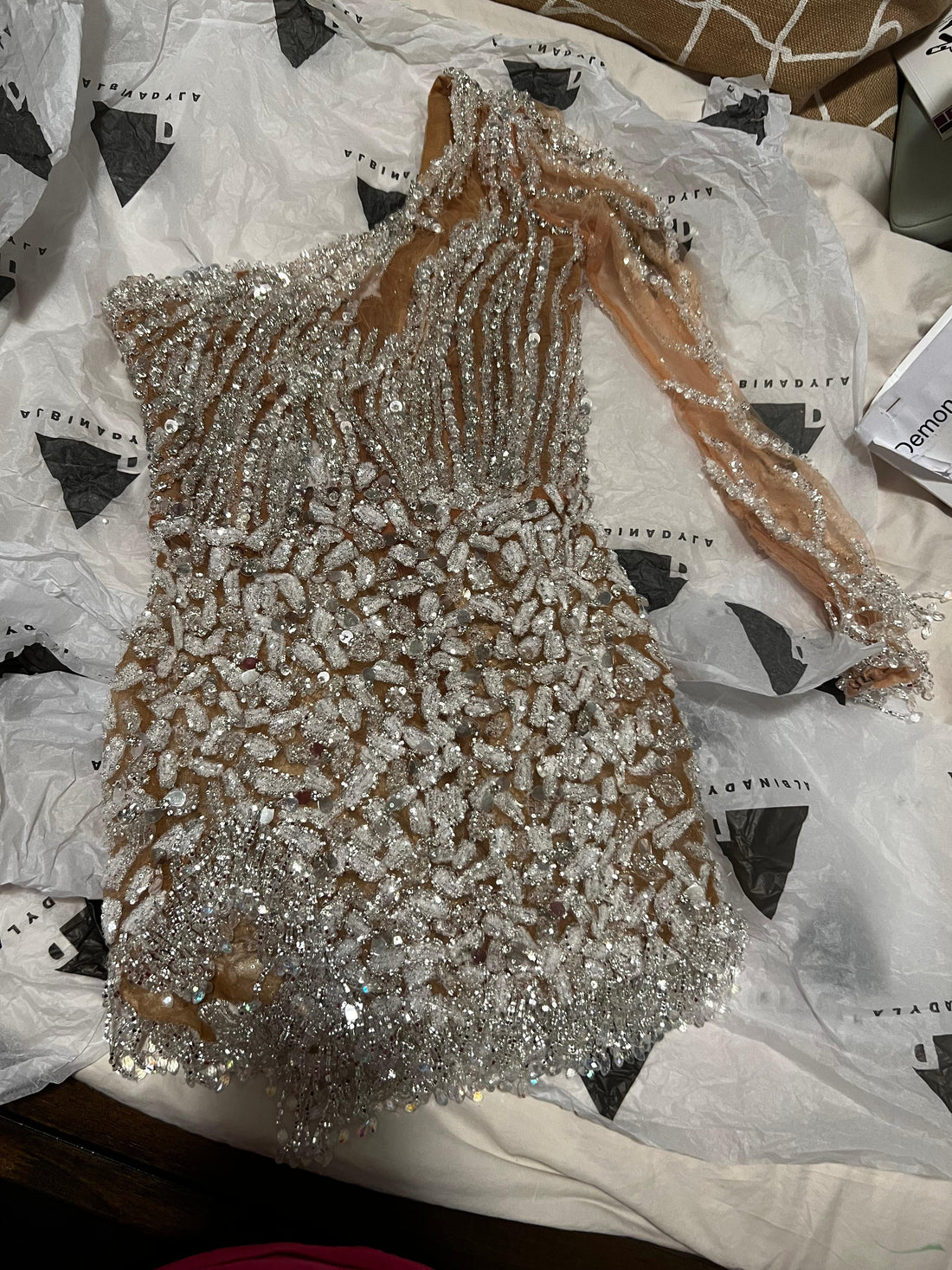 Corset Silver Short Dress – ALBINA DYLA